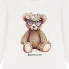 طقم ليجينز للبنات بطبعه تيدى بير باللون الاسود والعاجى , 1, hi-res