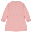 Girls Pink Logo Dress, 2, hi-res
