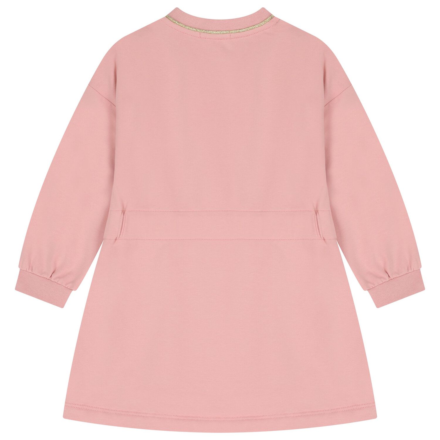 Girls Pink Logo Dress, 2, hi-res