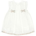 Baby Girls Ivory Smocked Dress Set, 1, hi-res