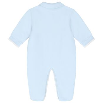 Baby Boys Blue Hot Air Balloon Babygrow