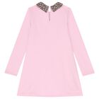 فستان بنات بطبعة حقيبة باللون الوردي, 1, hi-res