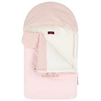 Baby Girls Pink & Gold Logo Nest