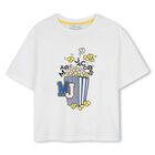 Boys Ivory Popcorn Logo T-Shirt, 1, hi-res