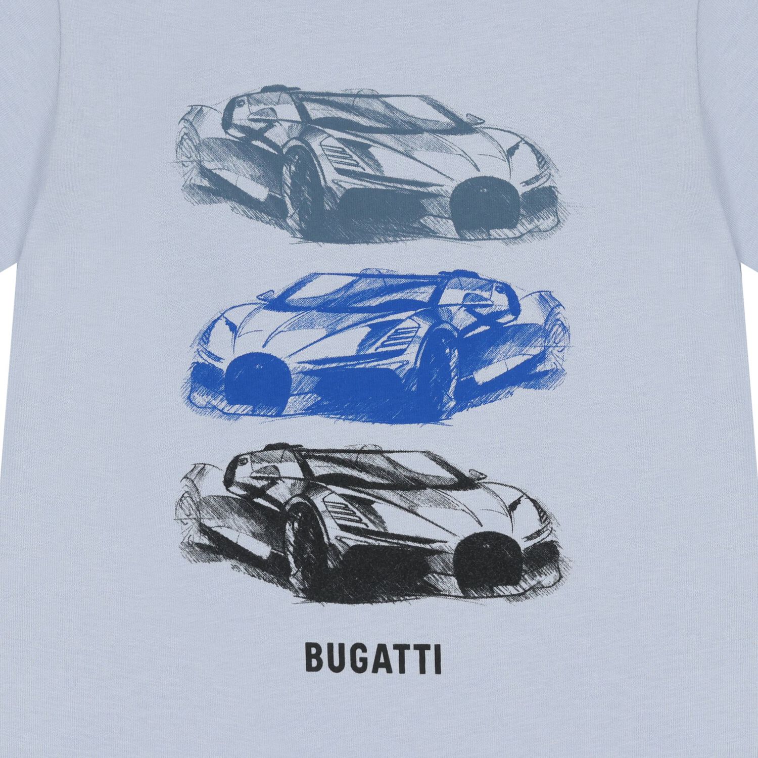 تي شيرت أولاد بالشعار باللون الأزرق, 2, hi-res