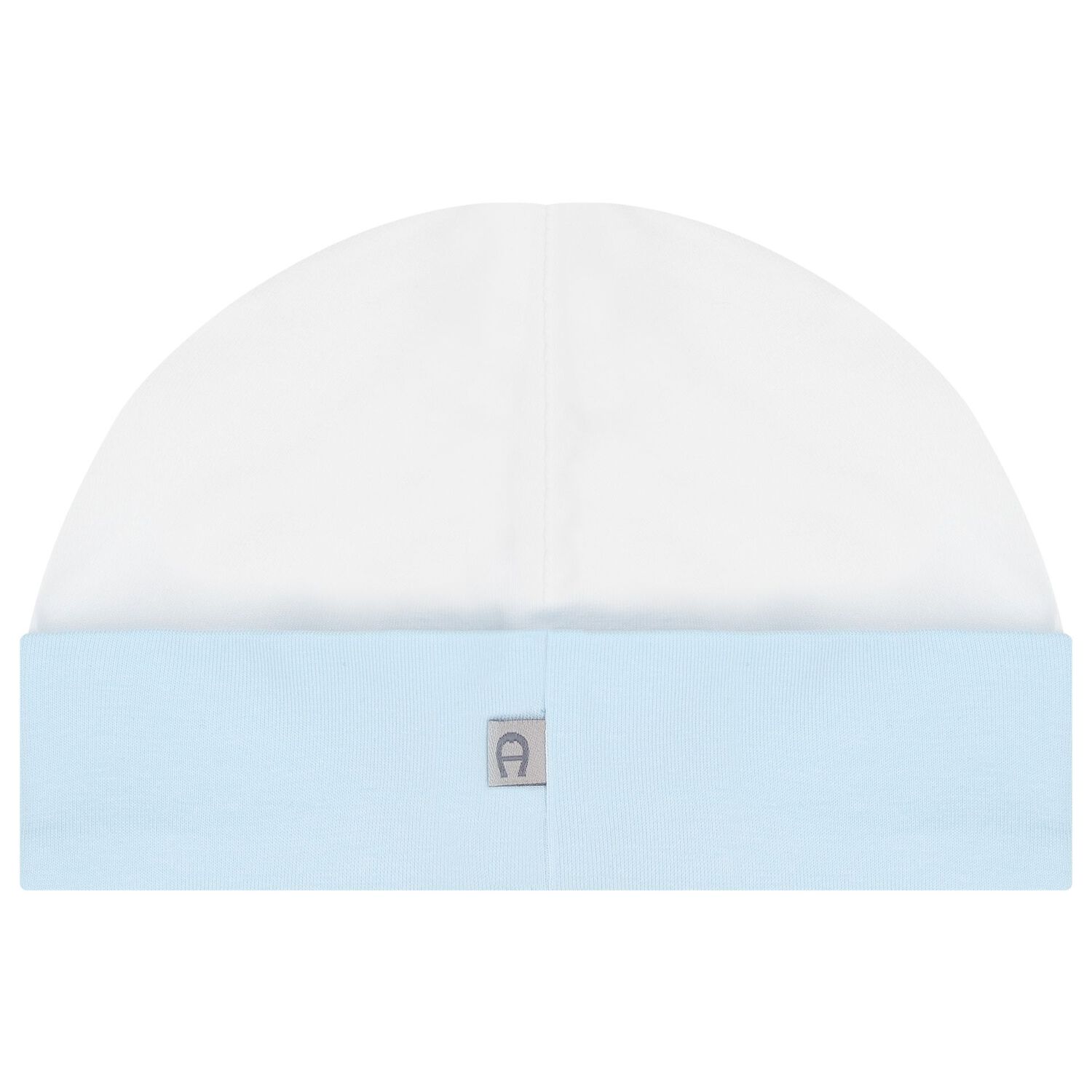 Baby Boys White & Blue Logo Hat, 2, hi-res image number null