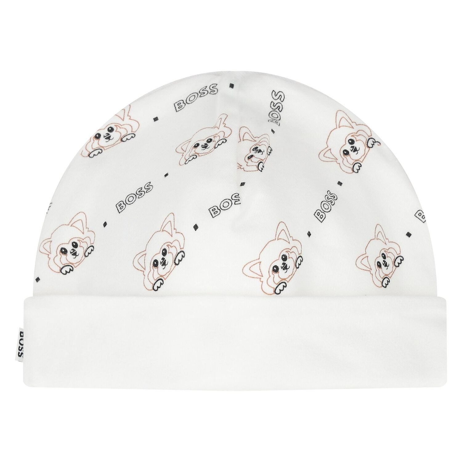 طقم هدايا بدلة أطفال بشعار الباندا باللونين الأبيض والأحمر, 1, hi-res