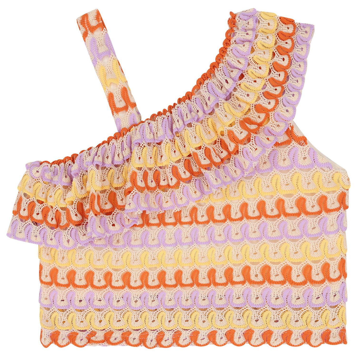 Girls Multi-Coloured Knitted Shorts Set, 1, hi-res