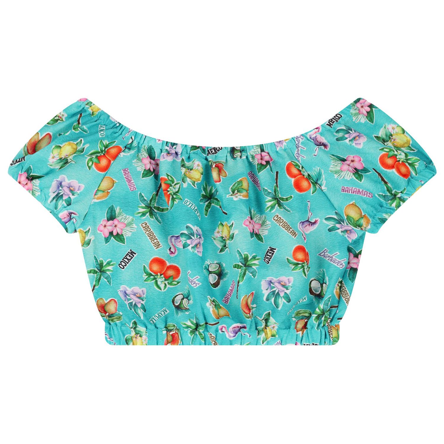 طقم تنورة باللون الأزرق للبنات, 1, hi-res image number null