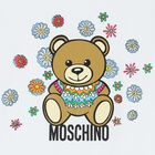 فستان بنات بشعار تيدى باللون الابيض, 1, hi-res