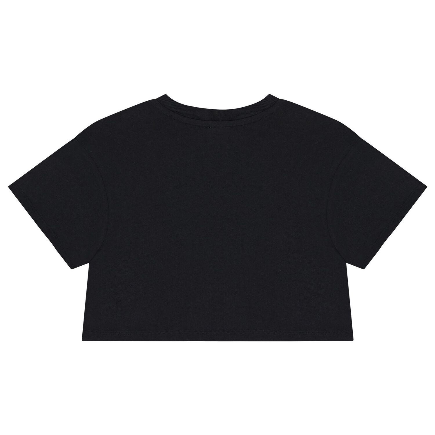 تيشيرت بنات بالشعار  مرصع بأحجار الراين باللون الاسود , 1, hi-res image number null