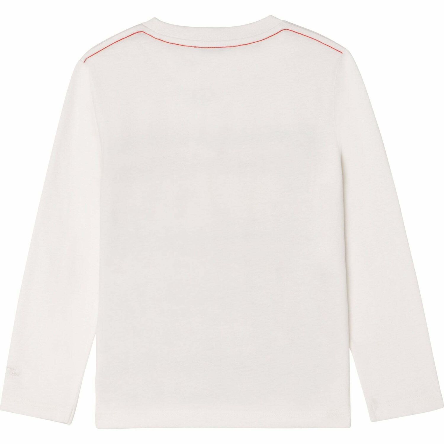 توب بالشعار باللون الأبيض للأولاد, 1, hi-res image number null