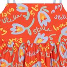 Girls Red Tiered Dress, 1, hi-res