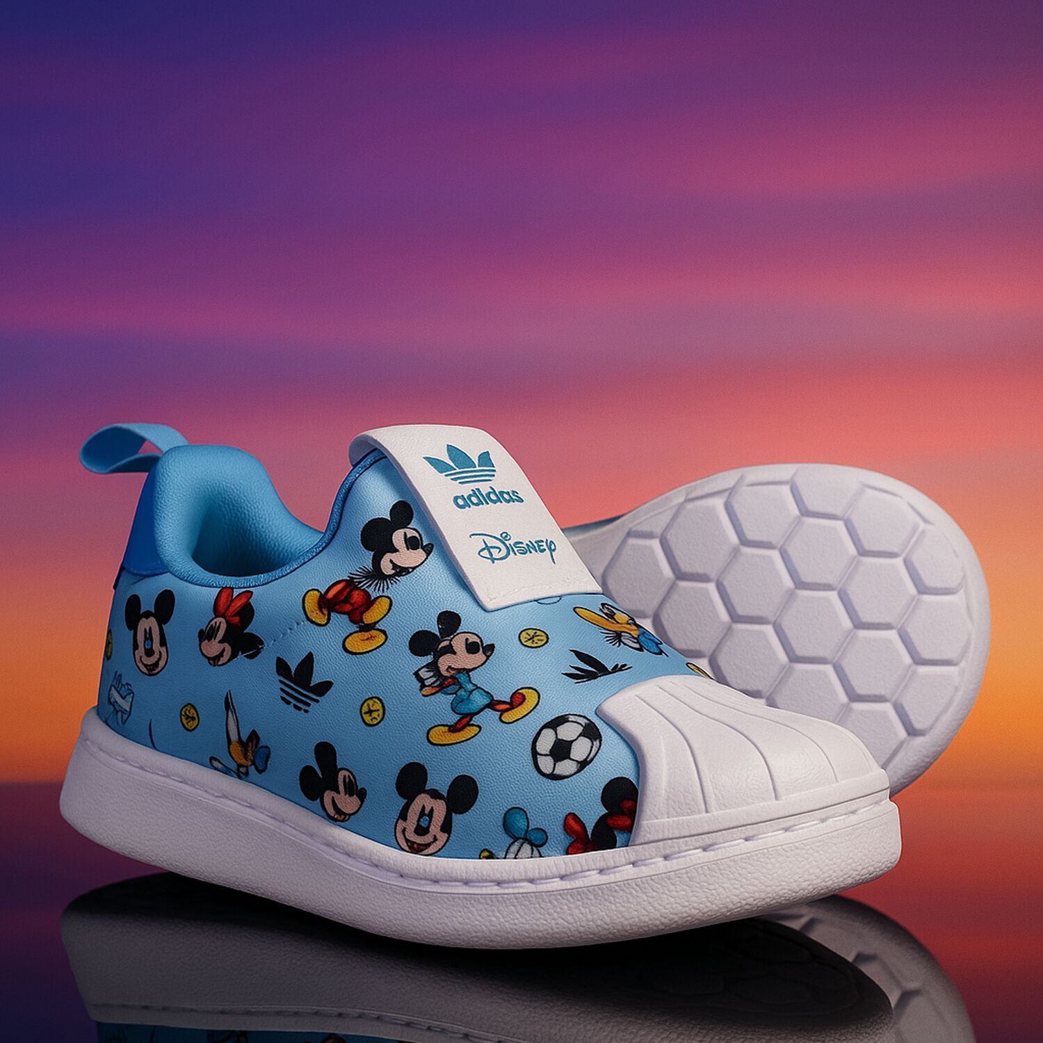 Blue Disney Superstar Trainers, 1, hi-res image number null