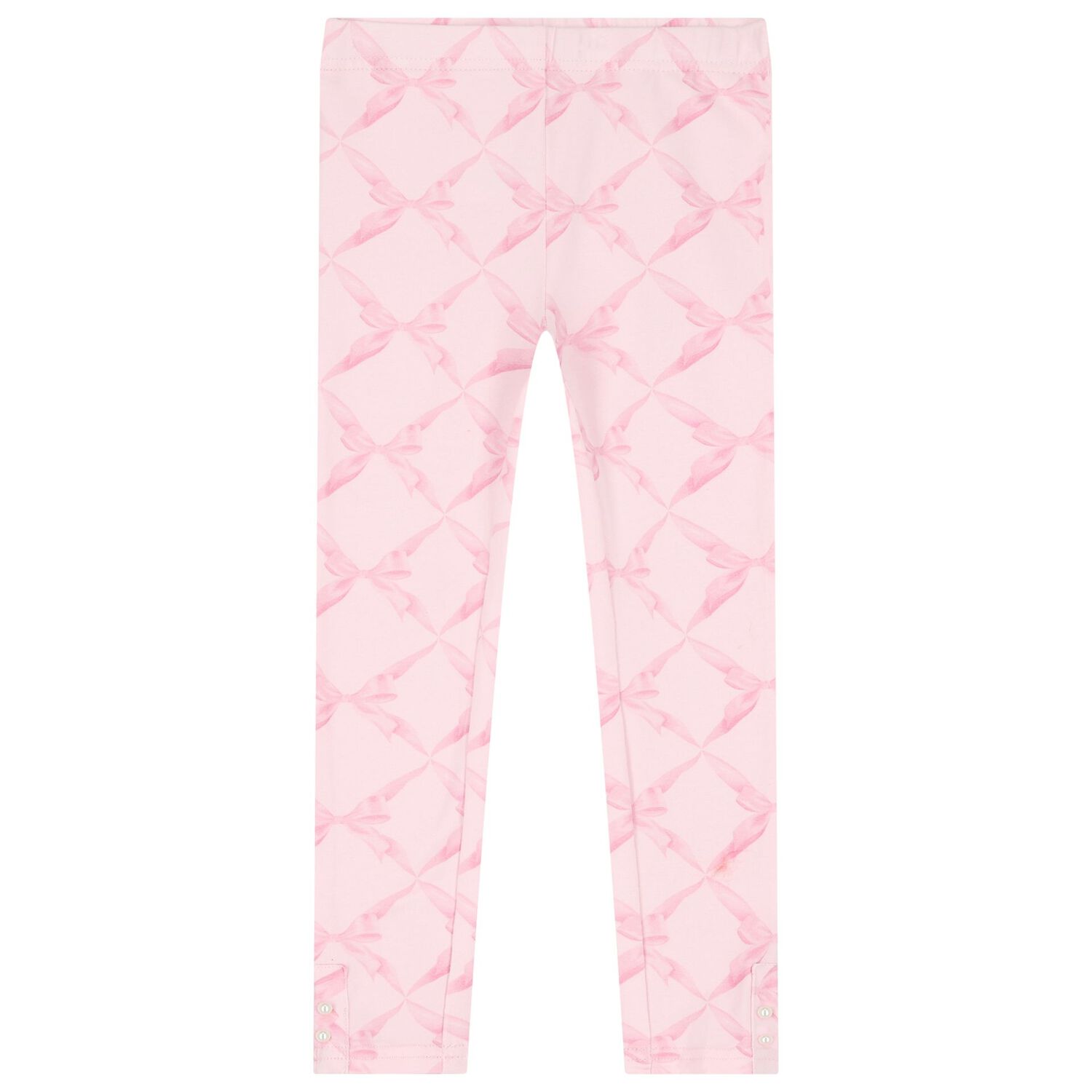 Girls Pink Bow Leggings Set, 1, hi-res image number null
