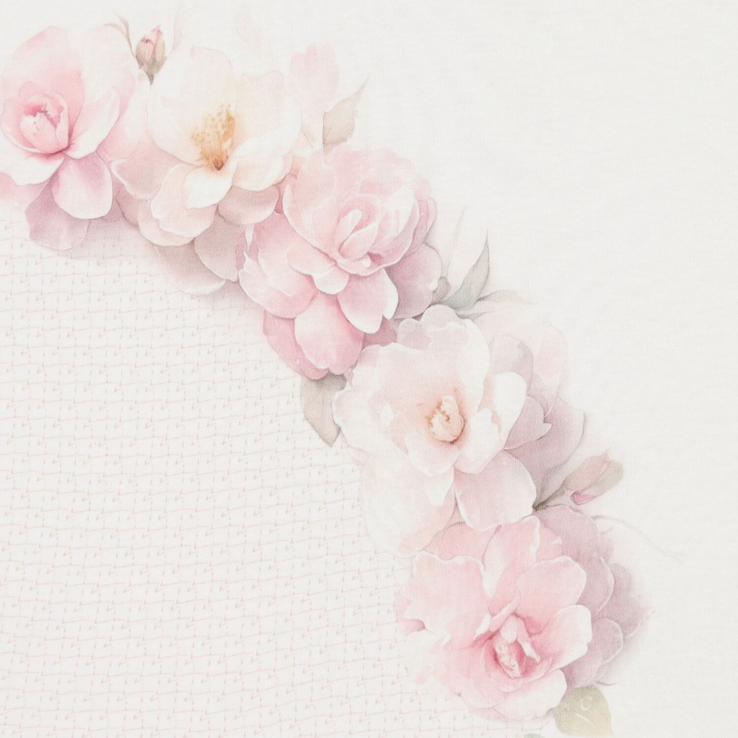 Baby Girls Ivory & Pink Floral Babygrow Gift Set , 1, hi-res