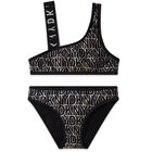 Girls Black & Gold Bikini, 1, hi-res