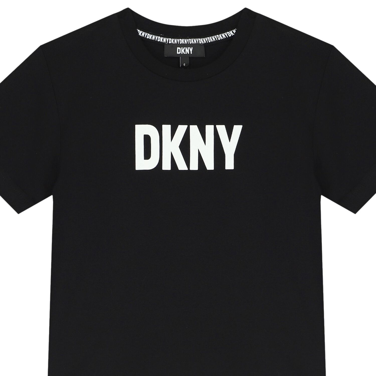 تيشيرت بالشعار باللون الأسود, 1, hi-res