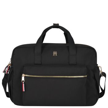 Black Logo Baby Changing Bag ( 37cm )