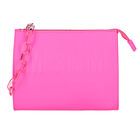 حقيبة يد بالشعار باللون الوردي, 1, hi-res