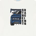 Boys White & Blue Racing Car T-Shirt ( 2pack ), 2, hi-res