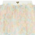 Girls Pink Flower Tulle Skirt, 1, hi-res