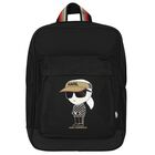 Boys Black Ikonik Backpack, 1, hi-res