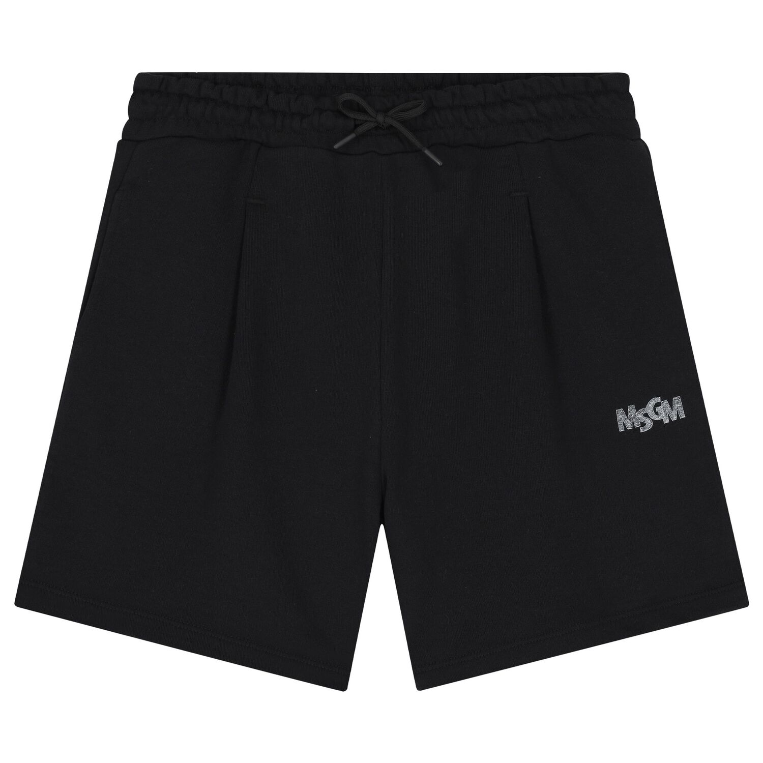 Boys Black Logo Shorts, 2, hi-res