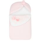 Girls Pink & White Floral Baby Nest, 1, hi-res