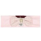 Baby Girls Pink Bow Logo Headband, 2, hi-res