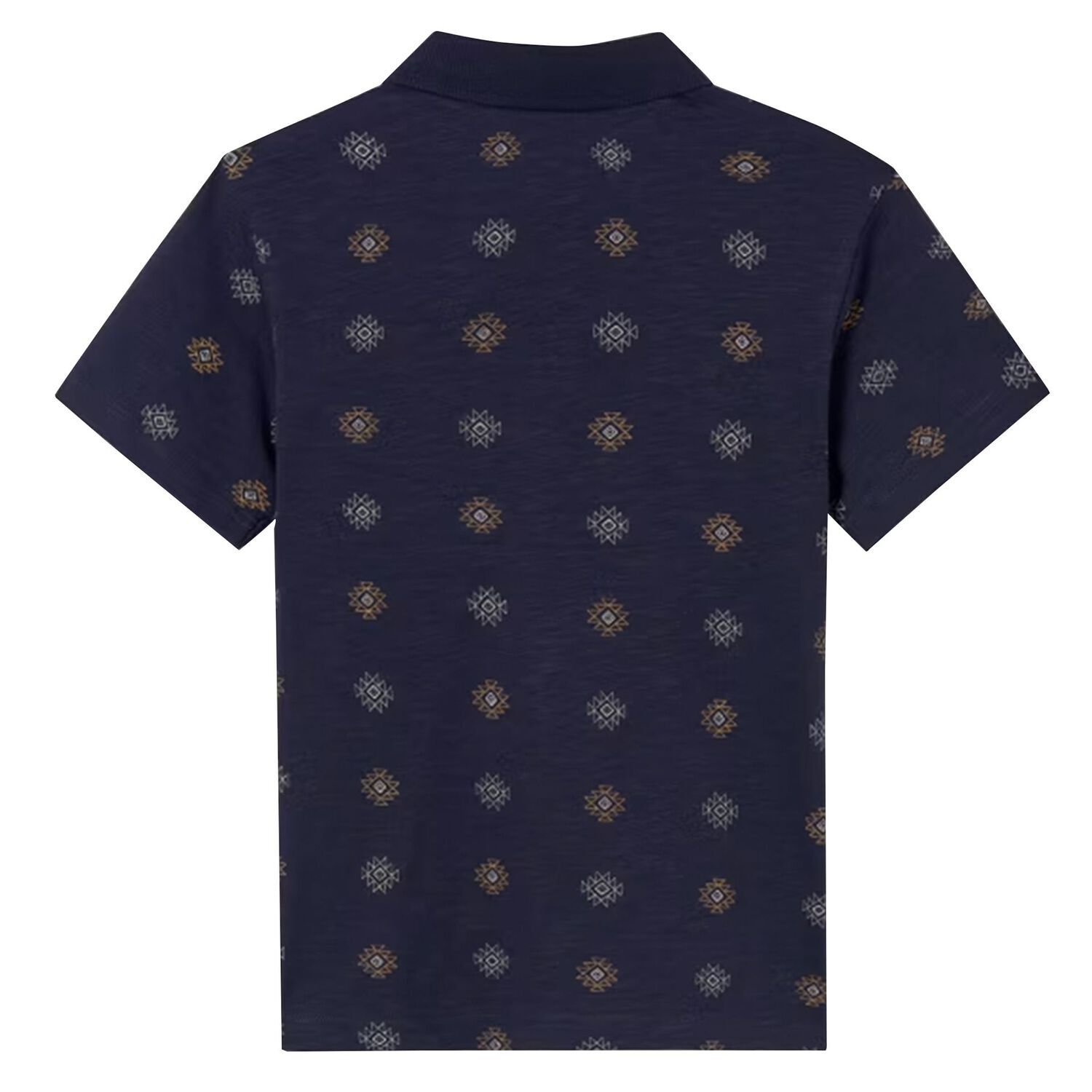 Boys Navy Blue Polo Shirt, 1, hi-res