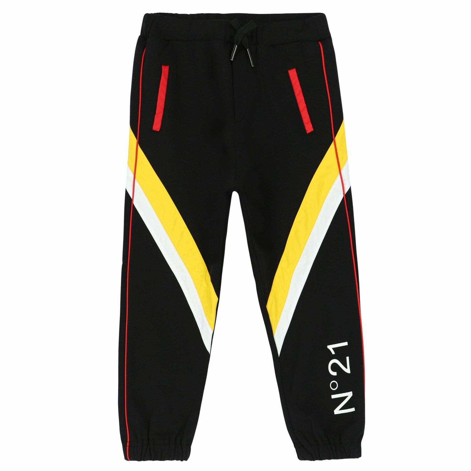 Boys Black Logo Joggers, 1, hi-res image number null