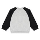 Younger Boys Black & Grey Logo Tracksuit, 1, hi-res