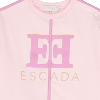 Girls Pink Logo Sweatshirt