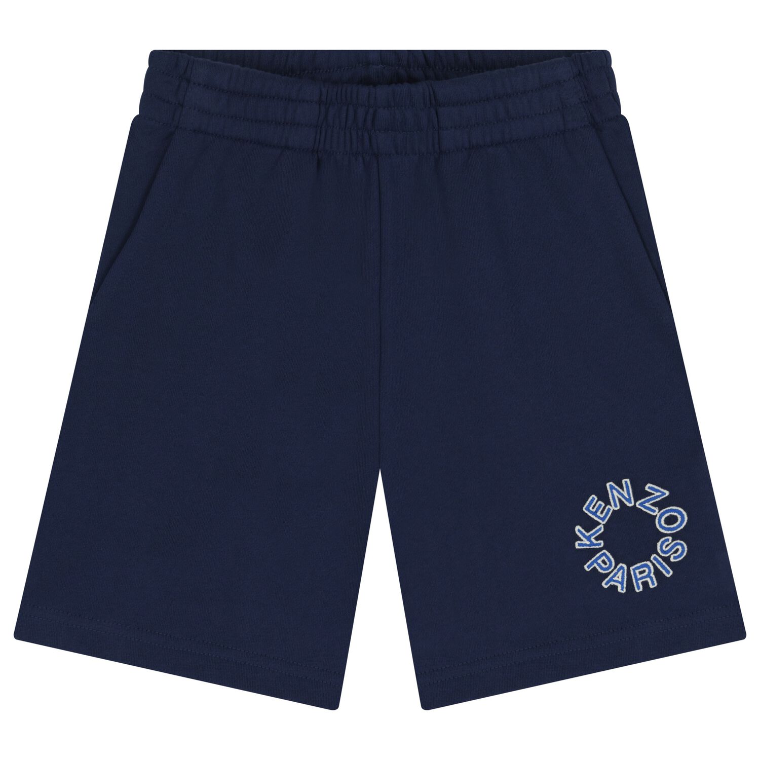 Navy Blue Logo Shorts, 2, hi-res