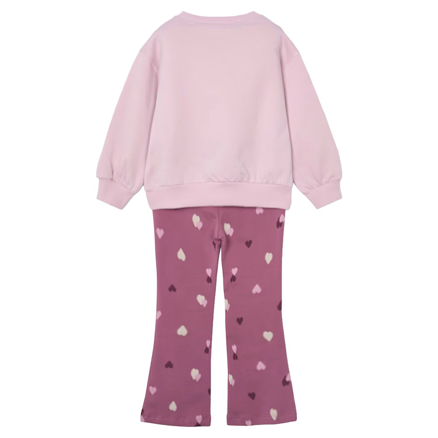 Girls Pink Teddy Bear Leggings Set, 2, hi-res