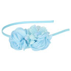 Girls White Flower Headband, 3, hi-res