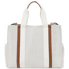 Ivory Logo Baby Changing Bag, 1, hi-res