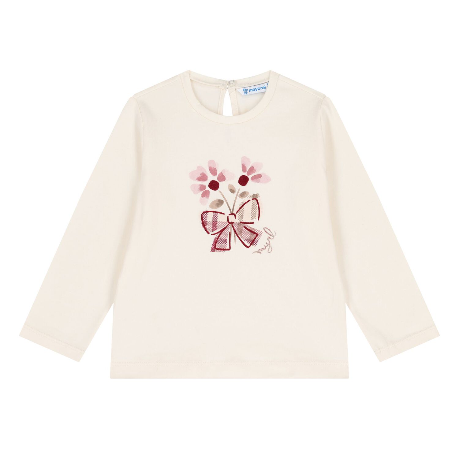 Younger Girls Pink & Ivory Skirt Set, 1, hi-res