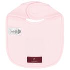 Baby Girls Pink Logo Bib, 3, hi-res