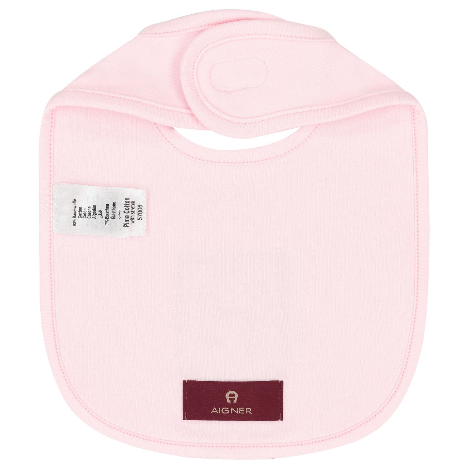 Baby Girls Pink Logo Bib, 3, hi-res image number null