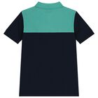 Boys Multi-Coloured Logo Polo Shirt, 1, hi-res