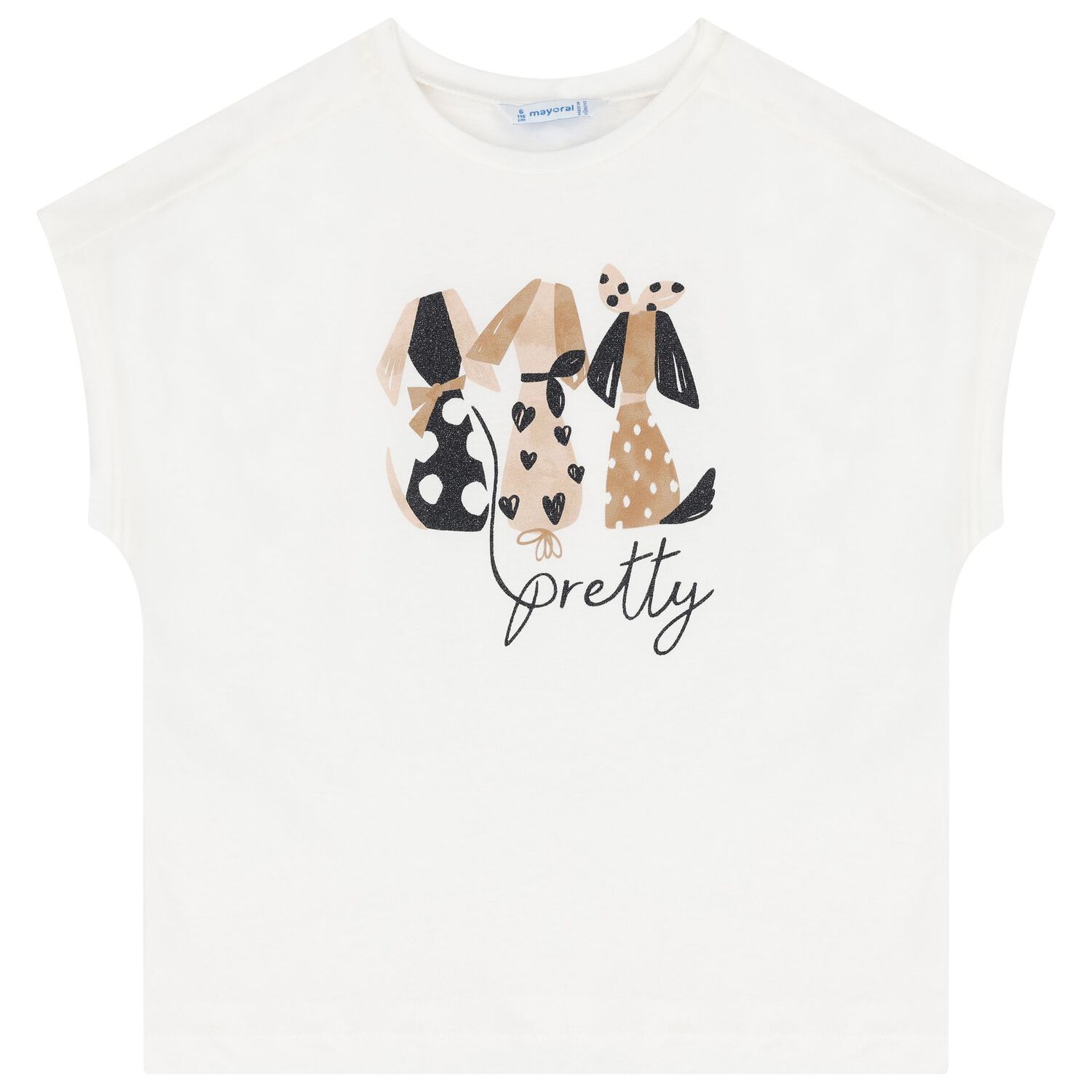 طقم ليجينز للبنات باللون العاجى والبيج والاسود, 1, hi-res image number null