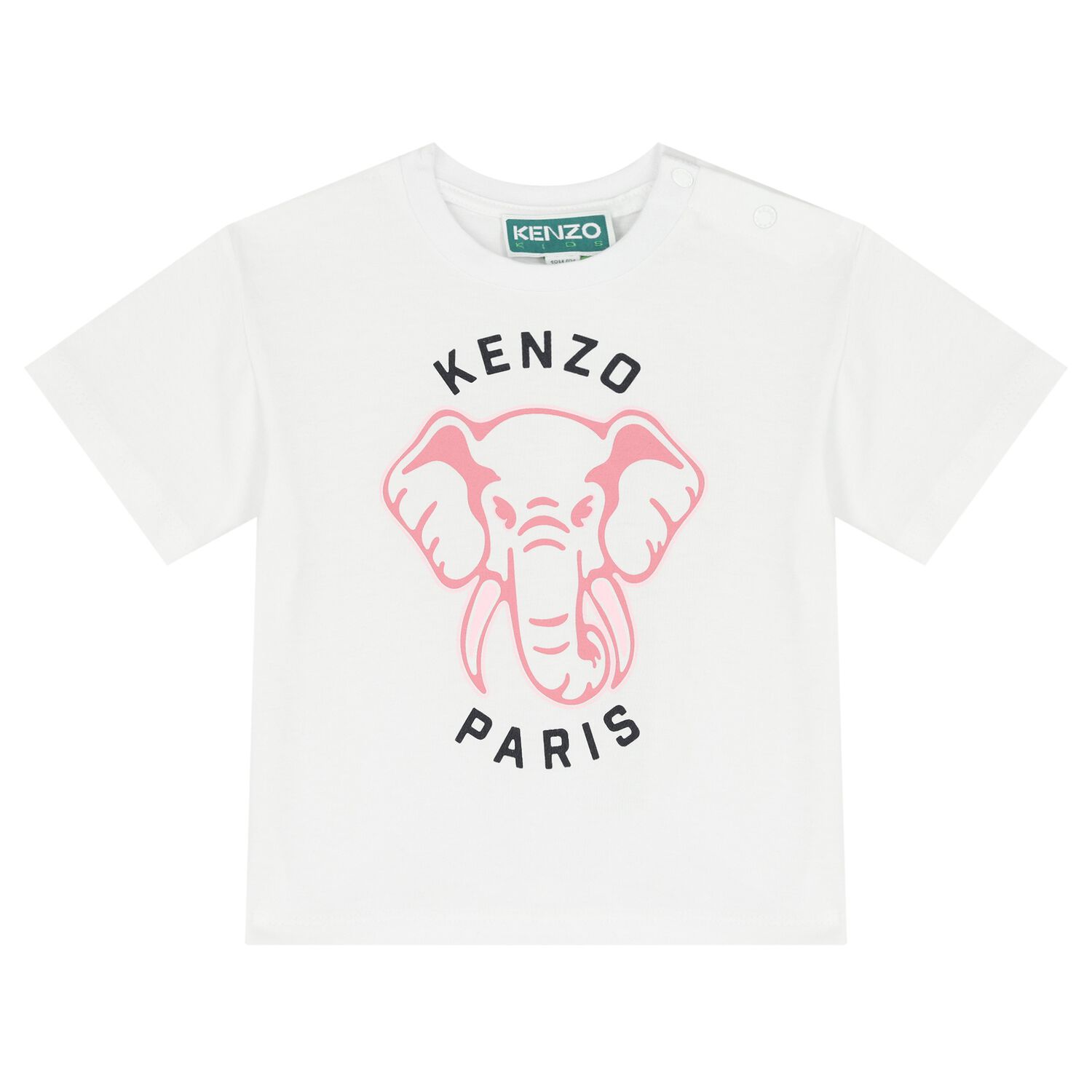 Younger Girls White Elephant Logo T-Shirt, 1, hi-res image number null