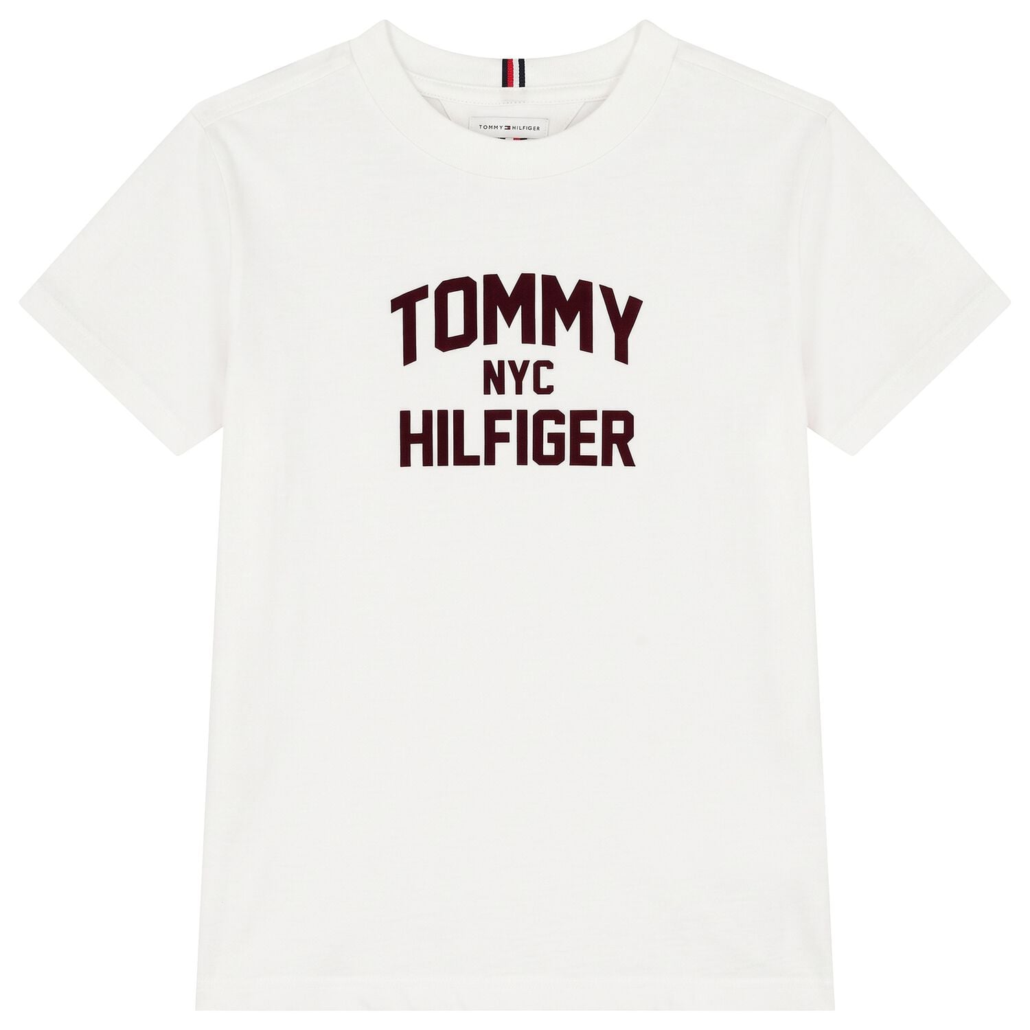 Boys White Logo T-Shirt, 3, hi-res