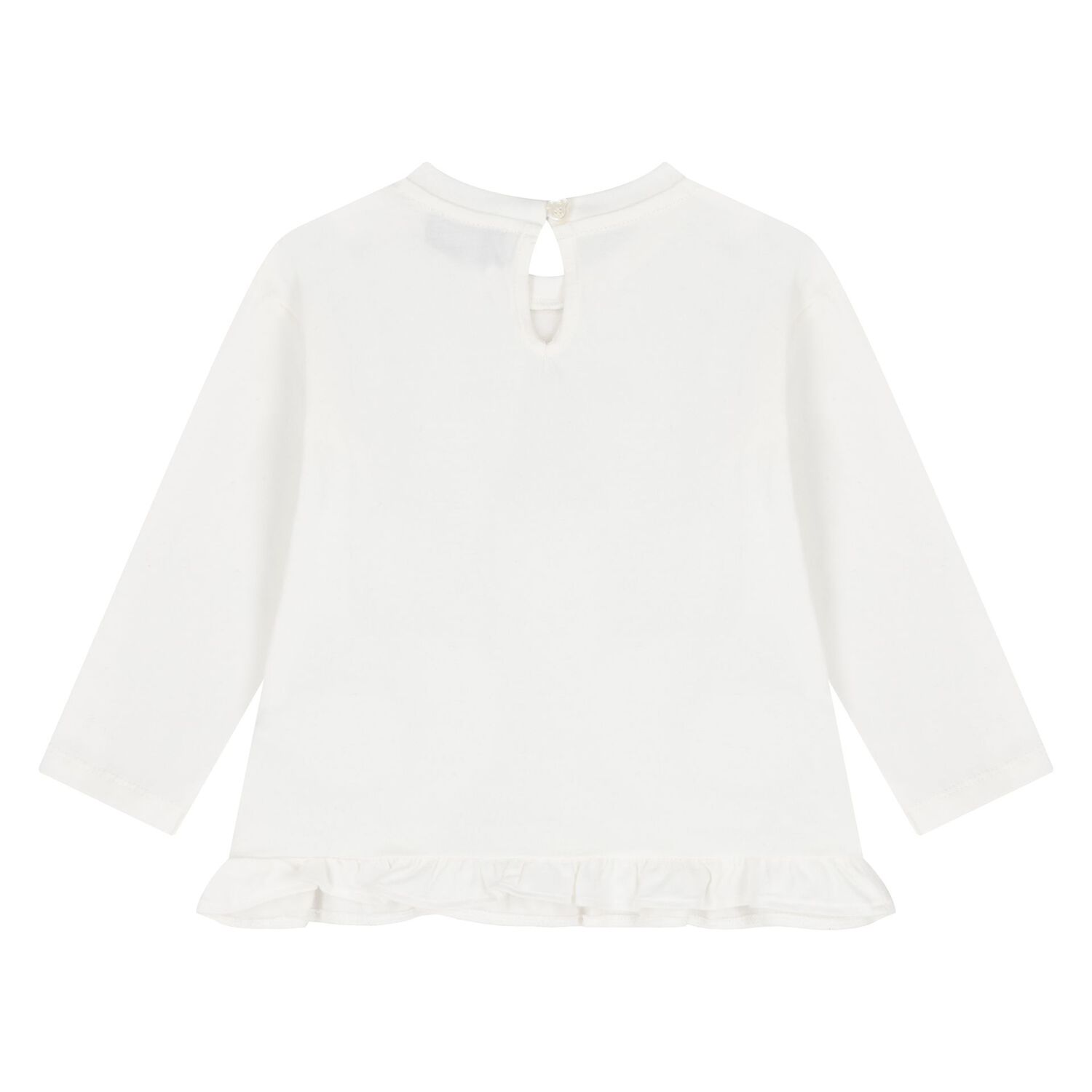 Younger Girls Ivory & Black Teddy Bear Leggings Set , 1, hi-res image number null