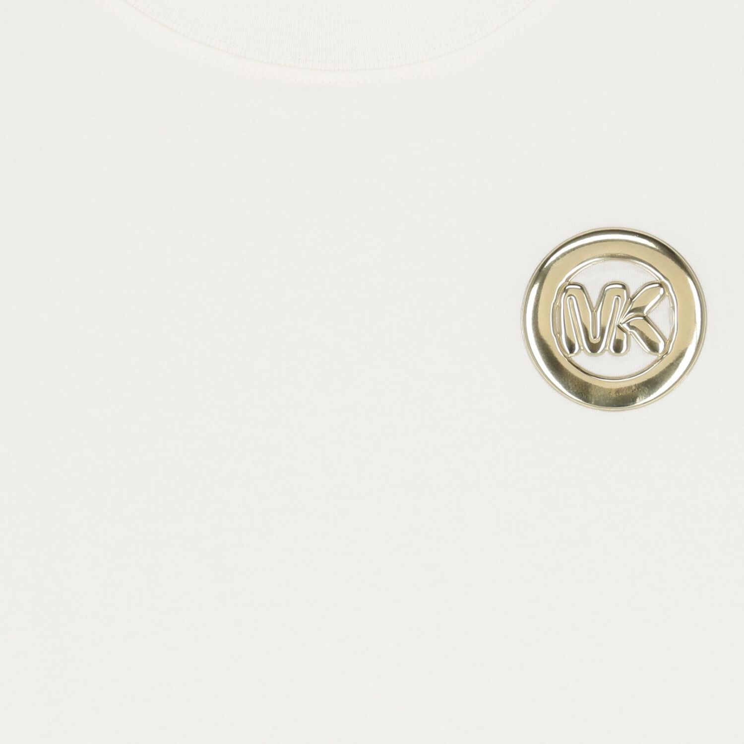 Girls Mini Me Ivory Logo T-Shirt, 1, hi-res