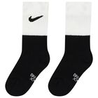 Boys White, Black & Grey Logo Socks ( 6-Pack ) , 1, hi-res