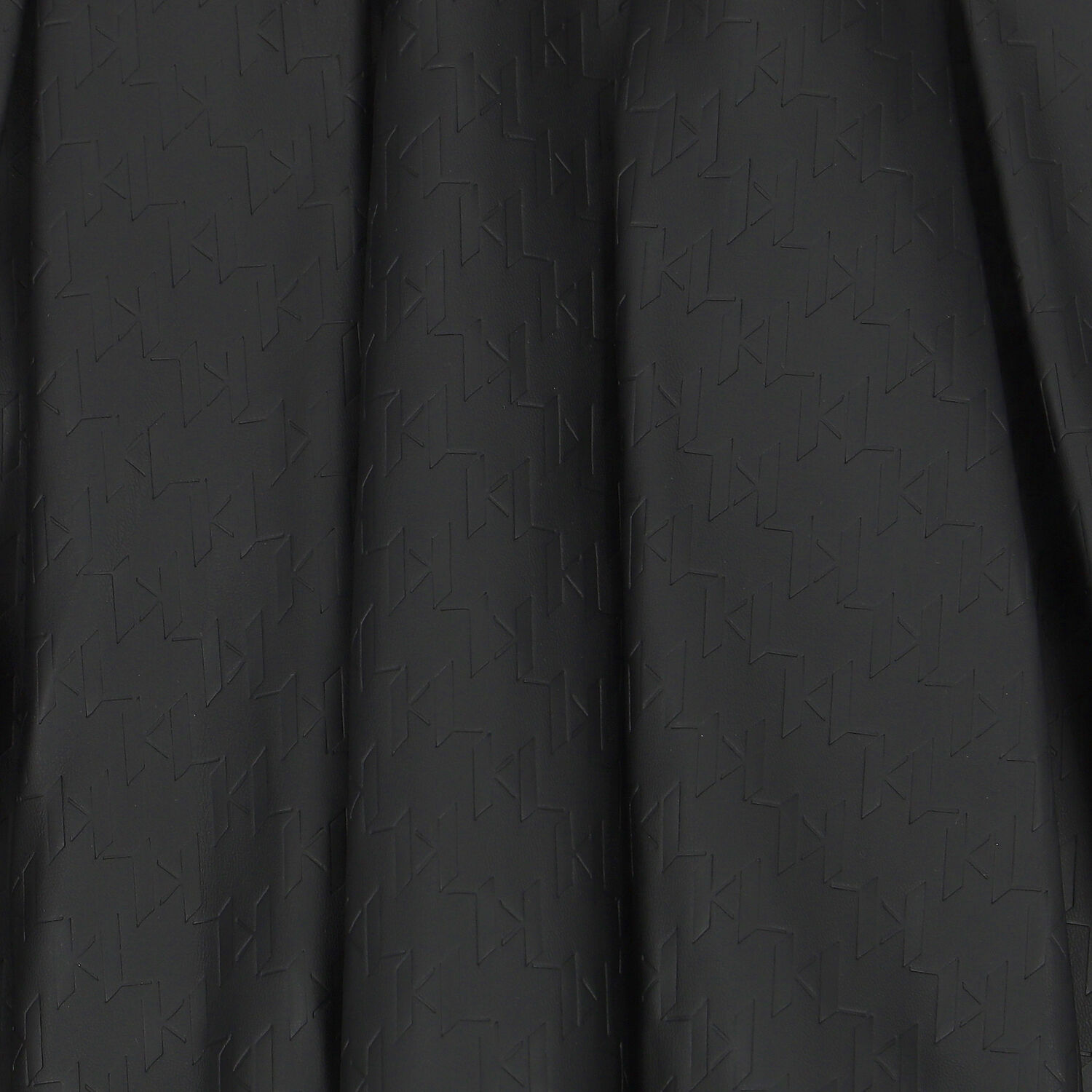 تنورة بنات جلد بالشعار باللون الاسود, 1, hi-res