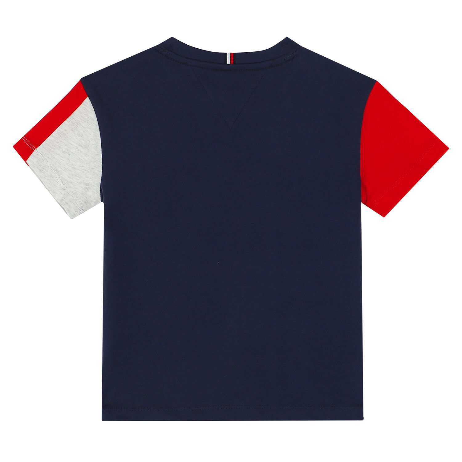 Boys Navy & Grey Logo T-Shirt, 1, hi-res